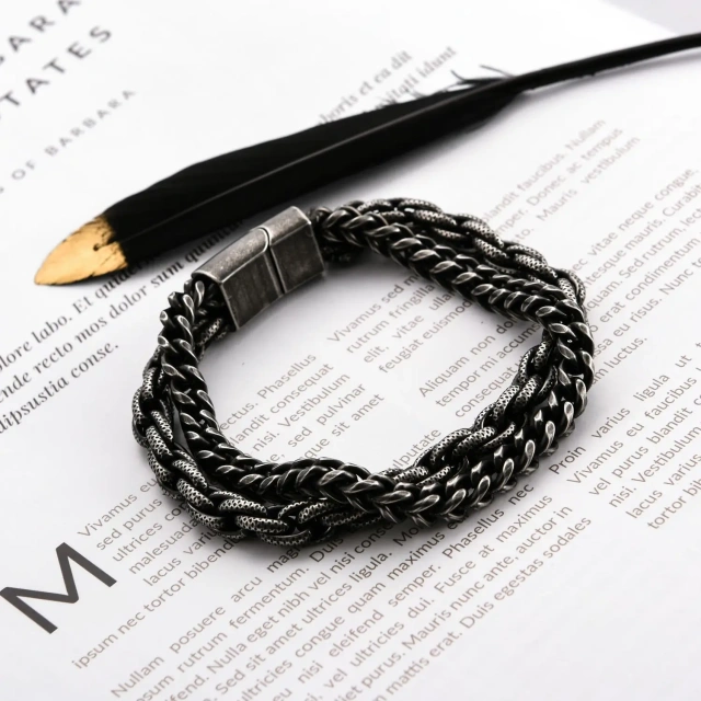 Vintage Stainless Steel Bracelet Men Stainless Steel Bracelet Wholesale