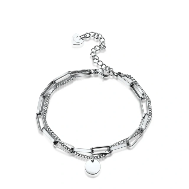 Fast Shipping Luxury Steel Chain Gold/Rose Gold/ Silver Titanium Steel Bracelet Fashion Jewelry Bracelet Jewelry for Women