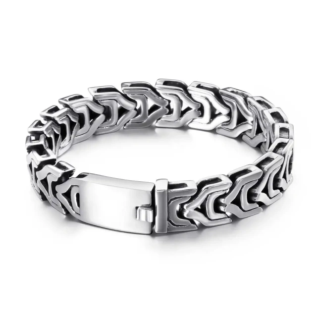Nordic Viking Bracelets Keel Stainless Steel 316l Dragon Chian Men's Bracelet