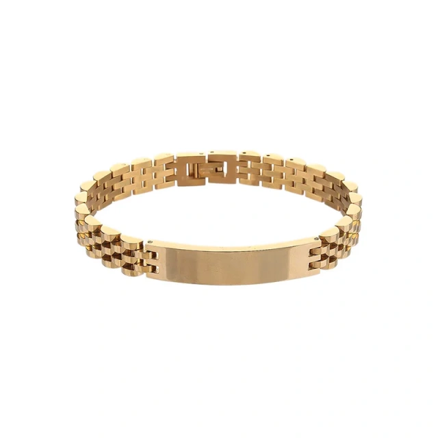 Wholesale Fashion Jewelry Luxury Couple Stainless Steel Bracelet Watch Chain Charm Men Bracelets Gifts for Men