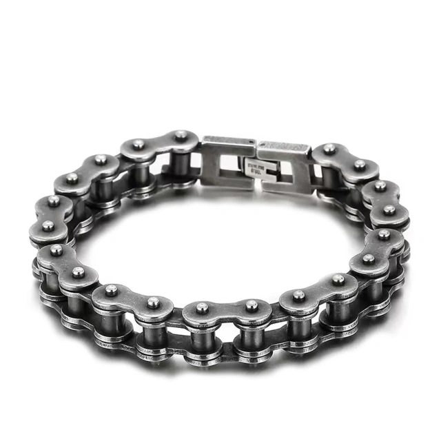 Hot Selling Luxury Black Plated Men Bracelet Stainless Steel Jewelry Bracelet