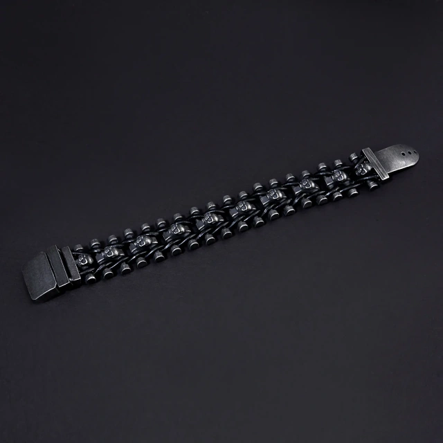 Punk Skull Wholesale Stainless Steel Chain Bracelet for Men