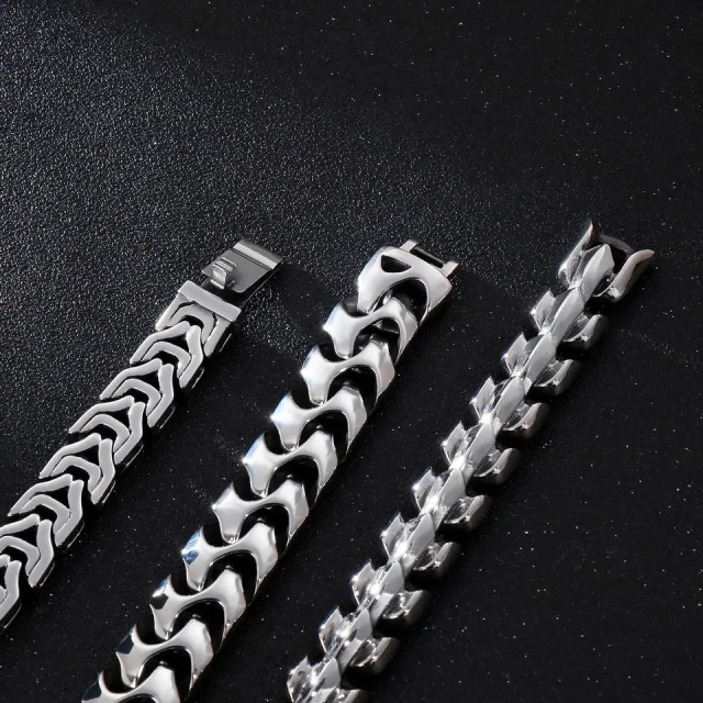 Nordic Viking Bracelets Keel Stainless Steel 316l Dragon Chian Men's Bracelet