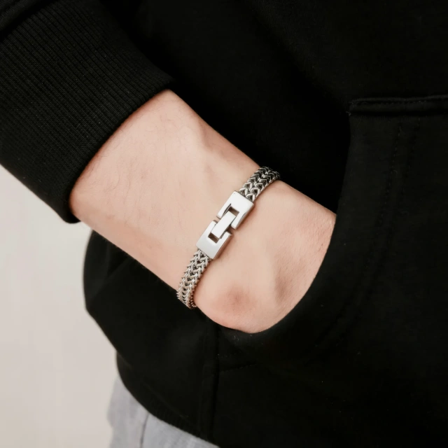 Factory Sell Gold Silver Plated Stainless Steel Bracelet Titanium Steel Bracelet for Men