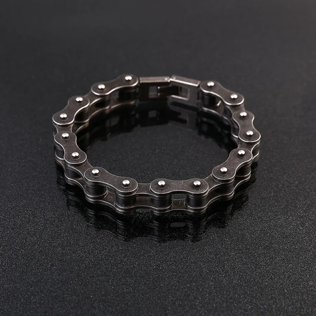 Hot Selling Luxury Black Plated Men Bracelet Stainless Steel Jewelry Bracelet