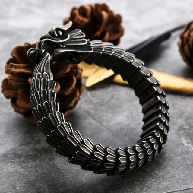Factory Price Luxury Jewelry Stainless Steel Black Color Plated Chain Bracelet for Men