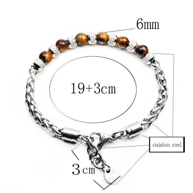Natural Stretch Quartz Bracelet Beads Healing Energy Gemstone Bracelet for Women Man Jewellery