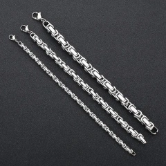 silver necklace 50cm