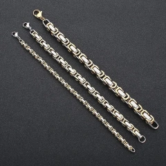 Silver&Gold necklace 60cm