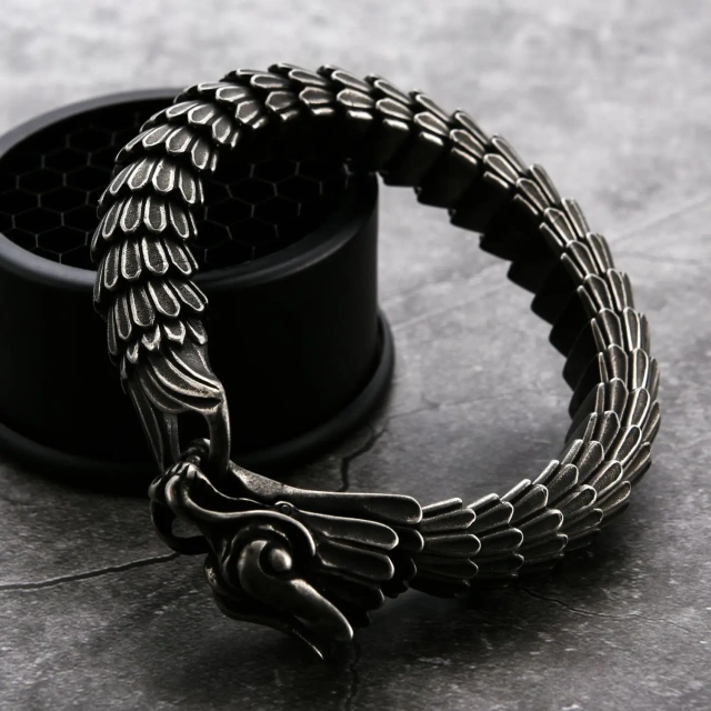 Factory Price Luxury Jewelry Stainless Steel Black Color Plated Chain Bracelet for Men