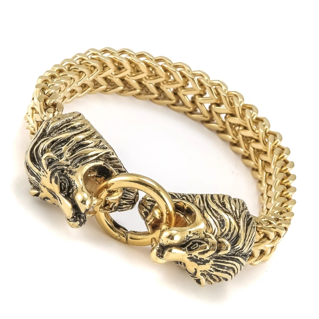 Manufacturer Wholesale Stainless Steel Bracelet Gold Plated Men Custom Bracelet Gold Plated Silver Plated