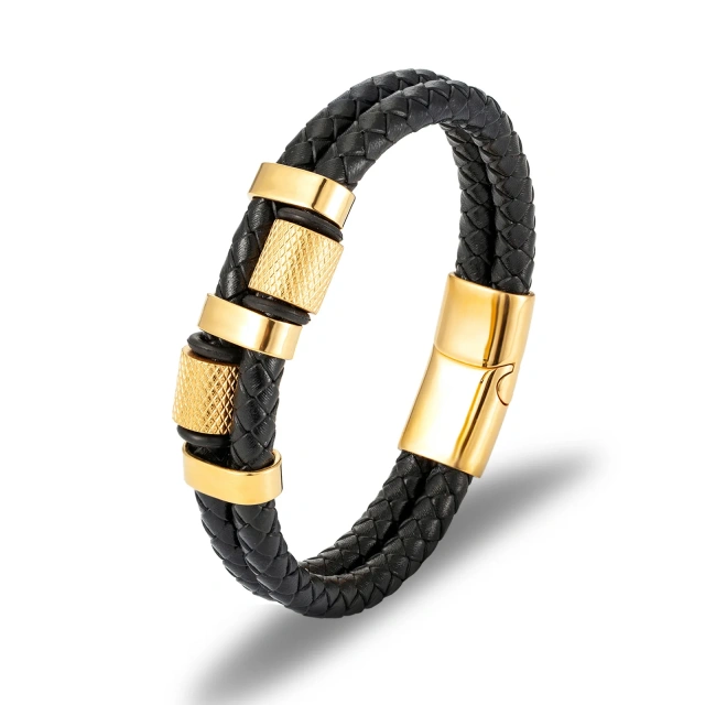 High Quality Genuine Leather Bracelets for Men Wholesale Price