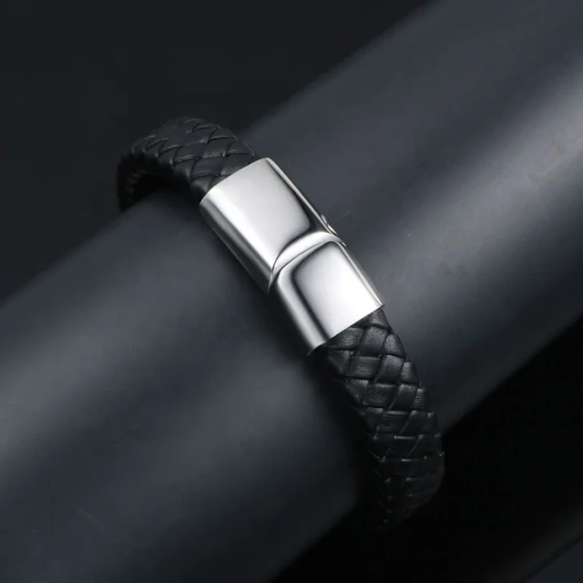 Custom Personalized Punk Allah Men Leather Belt Bracelet