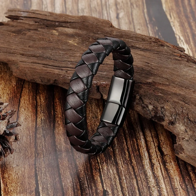 New Design Handmade Bracelet for Men Leather Band Bracelet