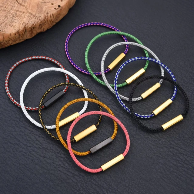 Fashion Men Jewelry Twisted Stainless Steel Men Bracelet Wholesale Price Personalized Bracelet