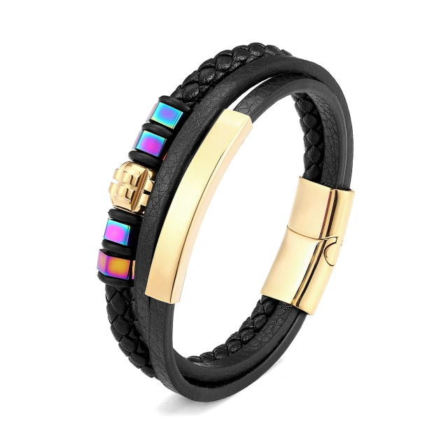 Hot Sales Fashion Jewelry Bracelets Accessories Leather Bracelet Manufacture