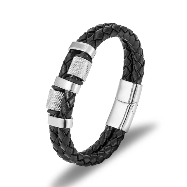 High Quality Genuine Leather Bracelets for Men Wholesale Price