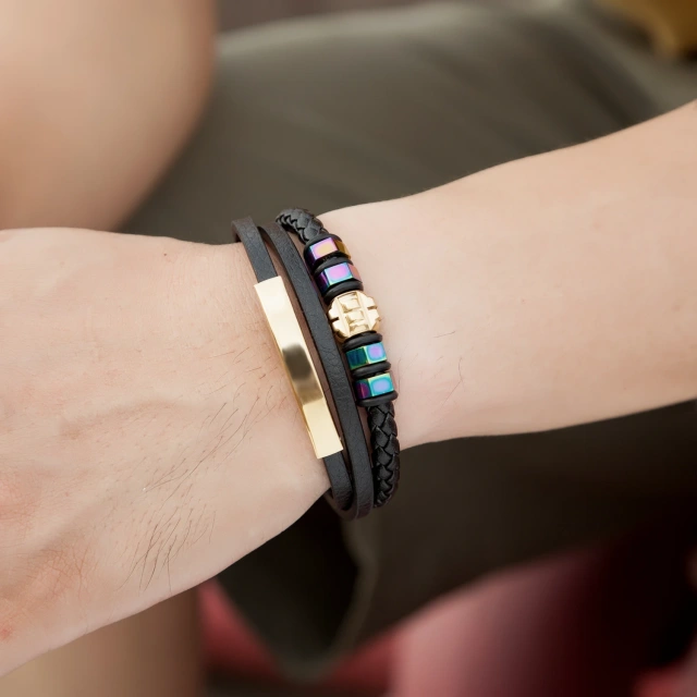 Hot Sales Fashion Jewelry Bracelets Accessories Leather Bracelet Manufacture