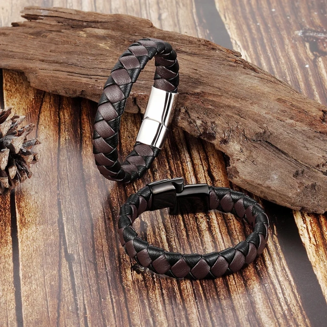 New Design Handmade Bracelet for Men Leather Band Bracelet