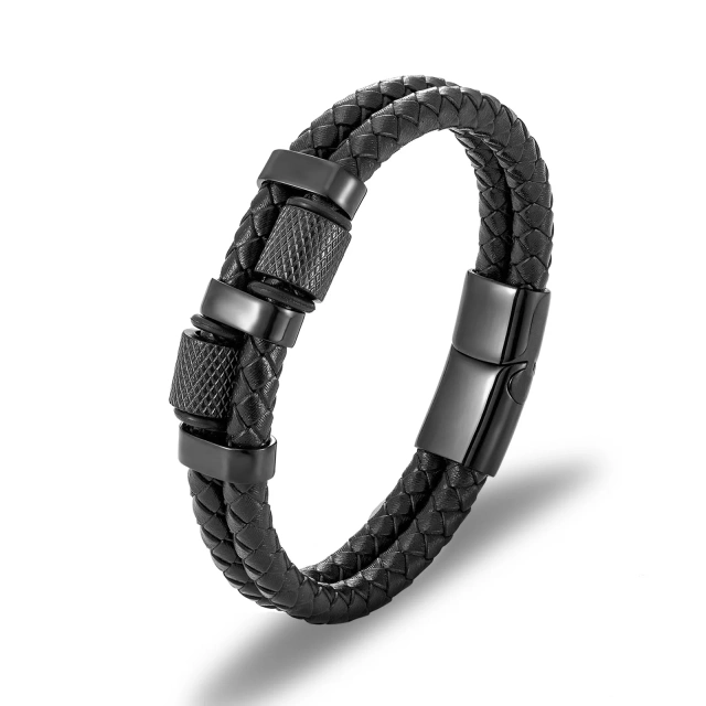 High Quality Genuine Leather Bracelets for Men Wholesale Price