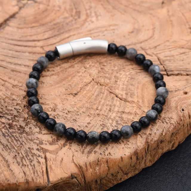 Factory Price Custom New Design Handmade Tiger Eye Stone Beads Women Mens Bracelet Stainless Steel Jewelry Fashion Bracelet