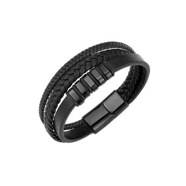 Wholesale High Quality Leather Bracelet Genuine Braided for Me