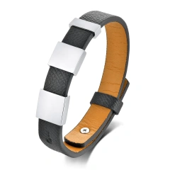 Black microfiber leather