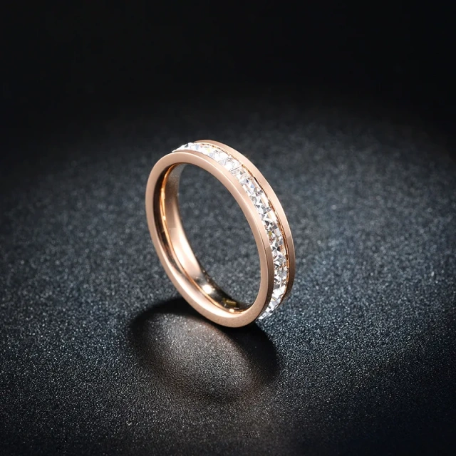 Gold Couple Ring Wedding Marriage Couples Jewelry Stainless Steel Couple Ring for Men and Women