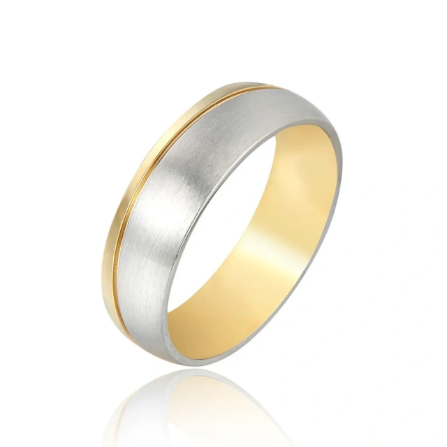 Titanium Steel Jewelry Ring for Women Wedding Rings 18K 24K Gold Plated