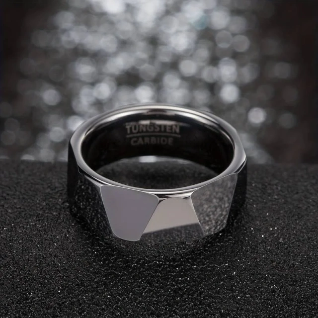 Custom Sex Jewelry High Polished Tungsten Metal 6 Different Size Cock Rings Silver Cock Ring Cock Rings for Men