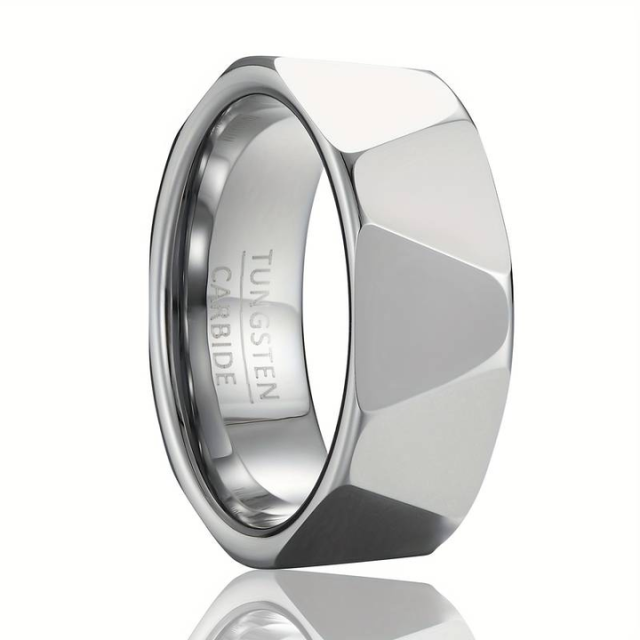 Custom Sex Jewelry High Polished Tungsten Metal 6 Different Size Cock Rings Silver Cock Ring Cock Rings for Men