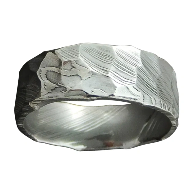 Custom Handmade Damascus Steel Ring Men Wedding/Engagement Ring Unisex Ring