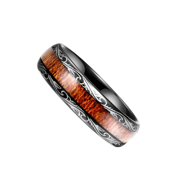 Factory Price Tungsten Cock Ring Men Jewelry Handmade Wooden Cock Ring Tungsten Cock Rings for Men