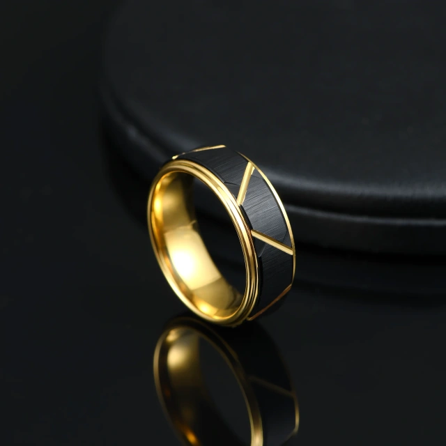 China Supplier Fashion Jewelry Sex Men Ring Cock Ring Men Finger Tungsten Cock with groove