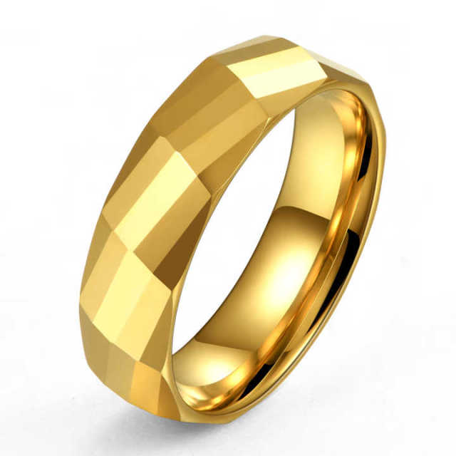 Best Selling 6mm Ring Wedding Tungsten Gold Wedding Ring for Women Man