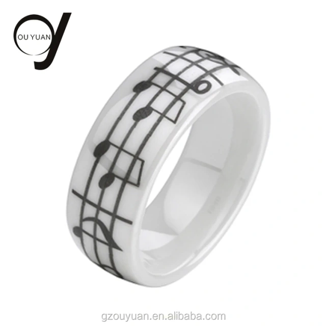 Tungsten Ceramic Ring Ceramic Jewelry  Anillos Piezo Ceramic Ring