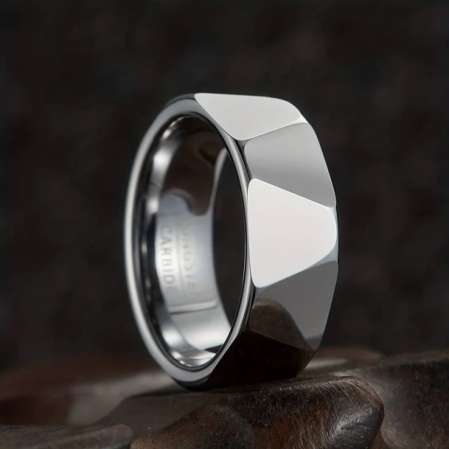 Custom Sex Jewelry High Polished Tungsten Metal 6 Different Size Cock Rings Silver Cock Ring Cock Rings for Men