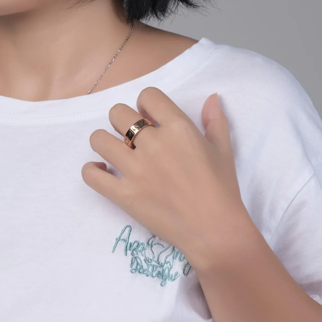 New Arrivals Women Retro Rune Words Ring Odin Norse Viking Amulet Stainless Steel Hollow Out Letter Finger Rings