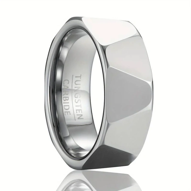 Custom Sex Jewelry High Polished Tungsten Metal 6 Different Size Cock Rings Silver Cock Ring Cock Rings for Men
