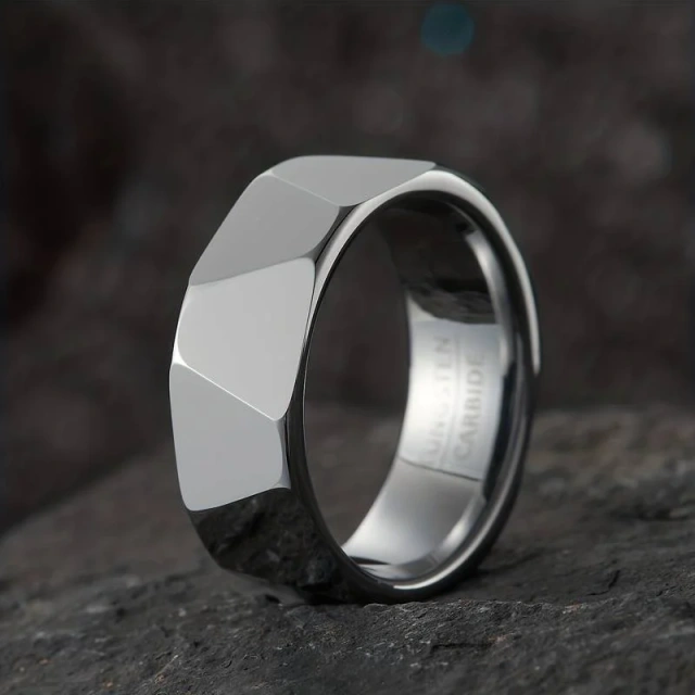 Custom Sex Jewelry High Polished Tungsten Metal 6 Different Size Cock Rings Silver Cock Ring Cock Rings for Men