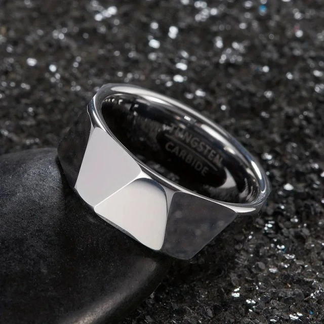 Custom Sex Jewelry High Polished Tungsten Metal 6 Different Size Cock Rings Silver Cock Ring Cock Rings for Men