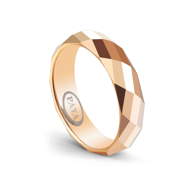 Hot Selling Jewelry 3mm Faceted Black and White Simple Ceramic Rings for Wedding Band Couple Set