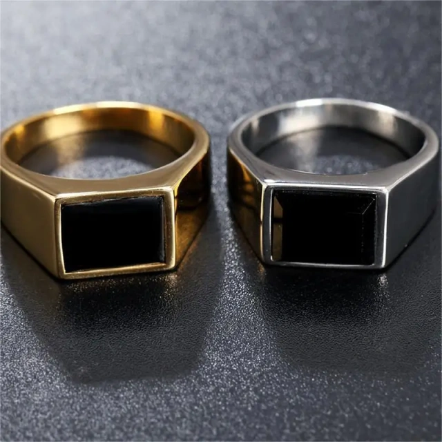 Wholesale Simple Personality Stainless Steel Rings Fashion Jewelry Titanium Couple Rings