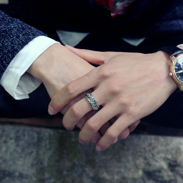 Wholesale European and American Hot Selling Rings Men's and Women's Titanium Steel Rings Minimalist Jewelry