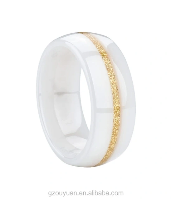 Tungsten Ceramic Ring Ceramic Jewelry  Anillos Piezo Ceramic Ring