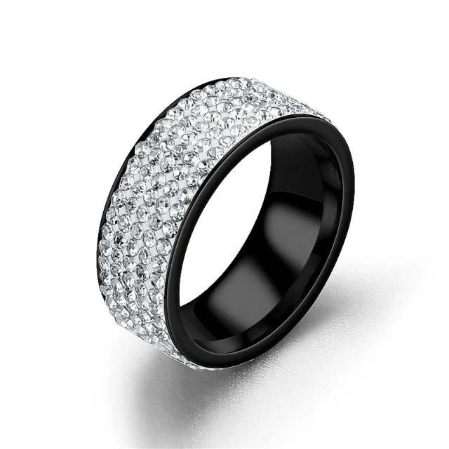 2023 Stainless Steel Jewelry Stainless Steel Ring Diamond Ring