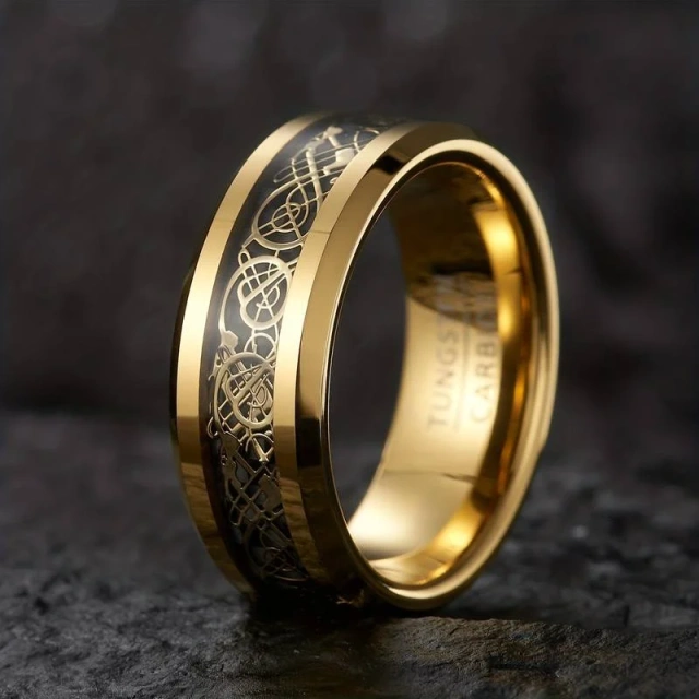 Wholesale Tungsten Carbide Luxury Handmade Sex Jewelry Tungsten Men Cock Ring Sex Toys for Men Gold Cock Ring