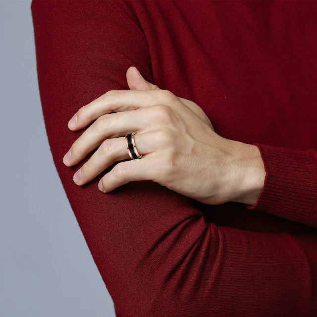 Guangzhou Wholesale Jewelry 8mm Black Gold Tungsten Carbide Ring for Men Women Engagement Wedding Band Comfort Fit