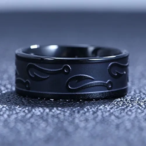 Wholesale Tungsten Rings Black Bulk Tungsten Carbide Rings Jewelry for Men