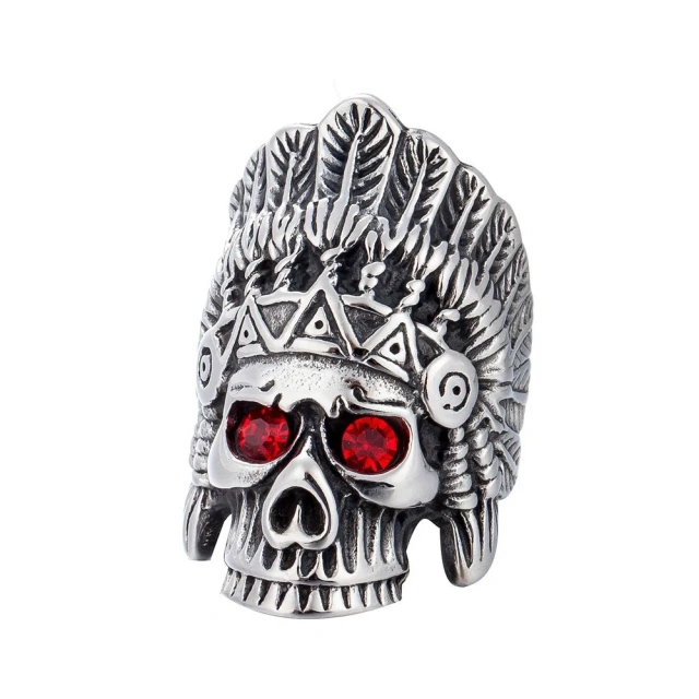 In Stock Fashion Hip Hop Rings for Men Stainless Steel Jewelry Factory Directly Big Sales Random Style Punk